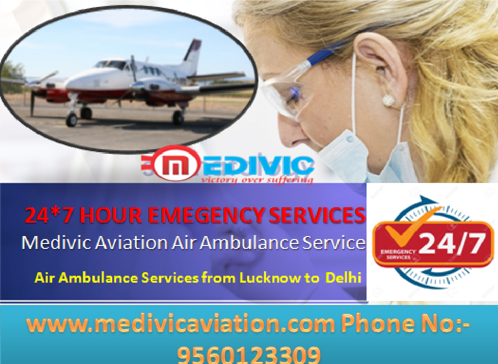 Hire At Low Cost Air Ambulance Services in Lucknow
