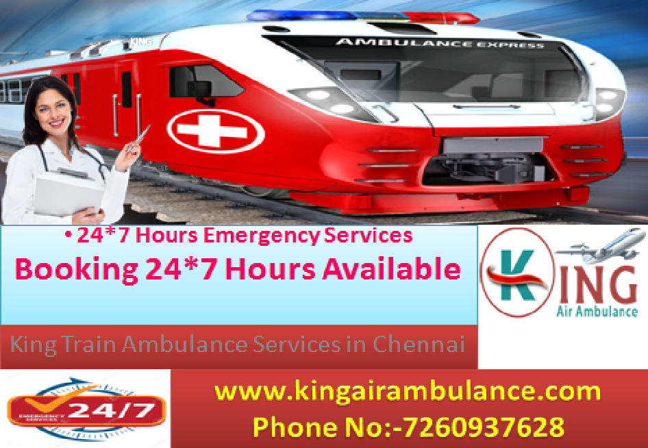 Book the Magnificent Train Ambulance Services from Chennai to New Delhi