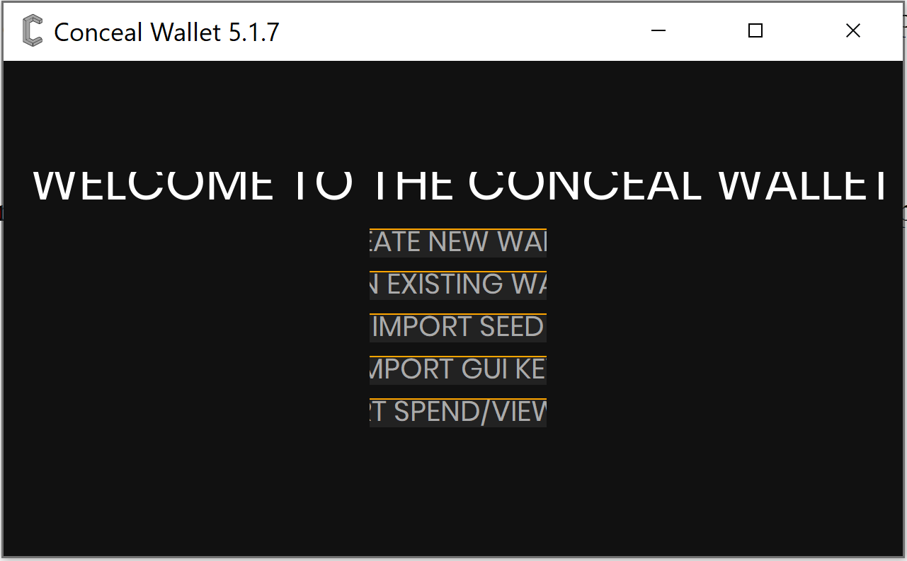Conceal Wallet CCX 5.1.7 Windows