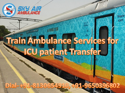 Get Sky Train Ambulance from Kolkata to Chennai with all ICU Equipment