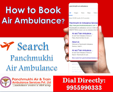 Panchmukhi Air Ambulance in Guwahati for Transfer of Patient