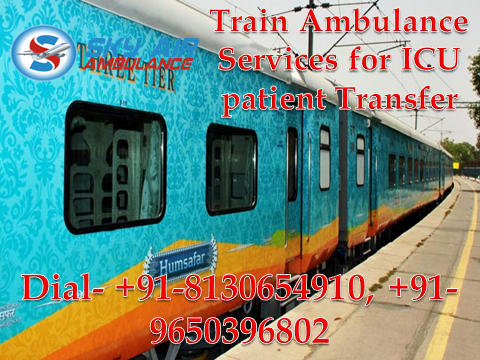 Get Sky Train Ambulance from Bangalore to Delhi at the Minimum Rates