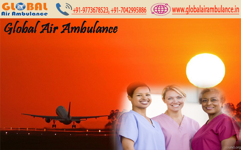 Global Air Ambulance in Jodhpur with Experienced MD Doctors