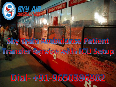 Get Best and Safe Sky Train Ambulance from Silchar to Delhi for Emergency Services