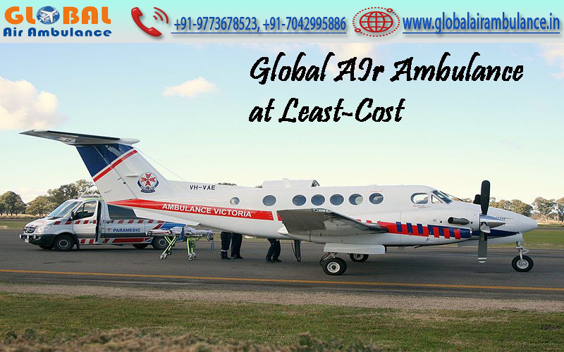 Global Air Ambulance Service in Mumbai with Well-furnished Ambulance