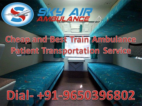 Get Cheap and Best ICU Train Ambulance from Indore to Delhi for Patient Transfer