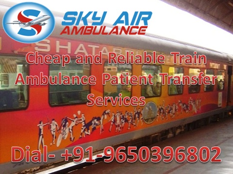 Get Reliable and Best Sky Train Ambulance from Jabalpur to Delhi for Emergency Services