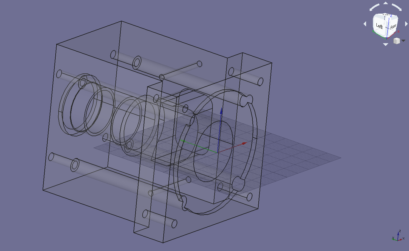 FreeCAD with unwanted grid