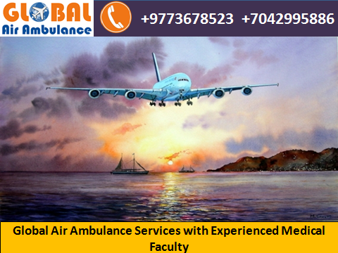 Get Global Air Ambulance in Tatanagar at Low-cost
