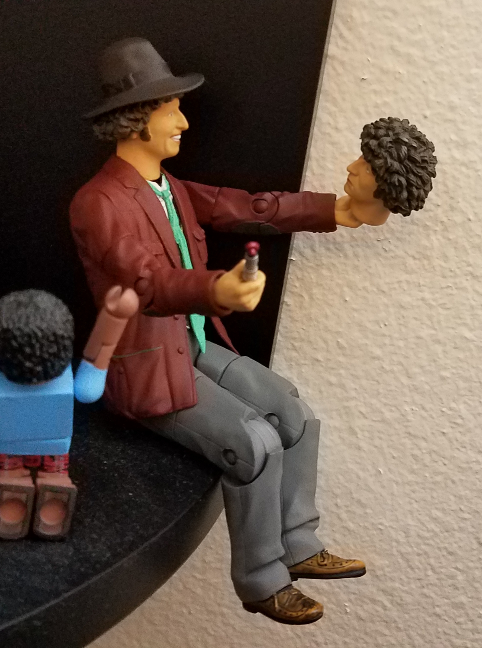 4th Doctor, talking to himself