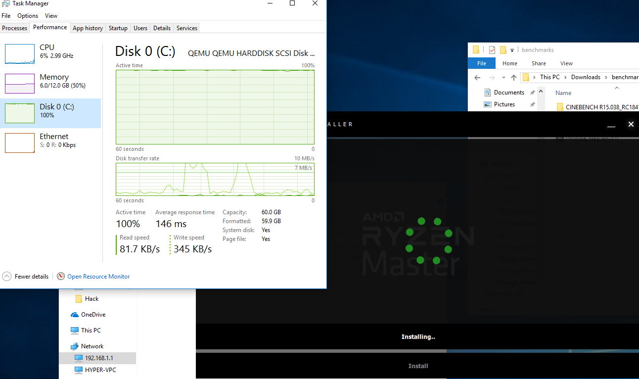 disk active state