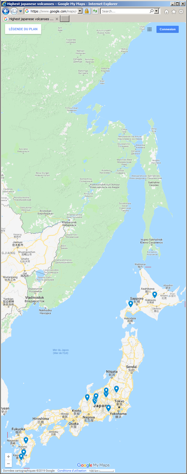 Highest japanese volcanoes screenshot