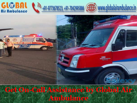 Transfer with Global Air Ambulance in Raipur with cost effective medical team