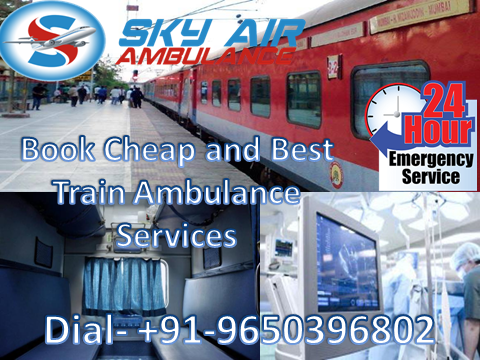 Get Reliable Medical Train Ambulance Service in Guwahati with ICU Setup