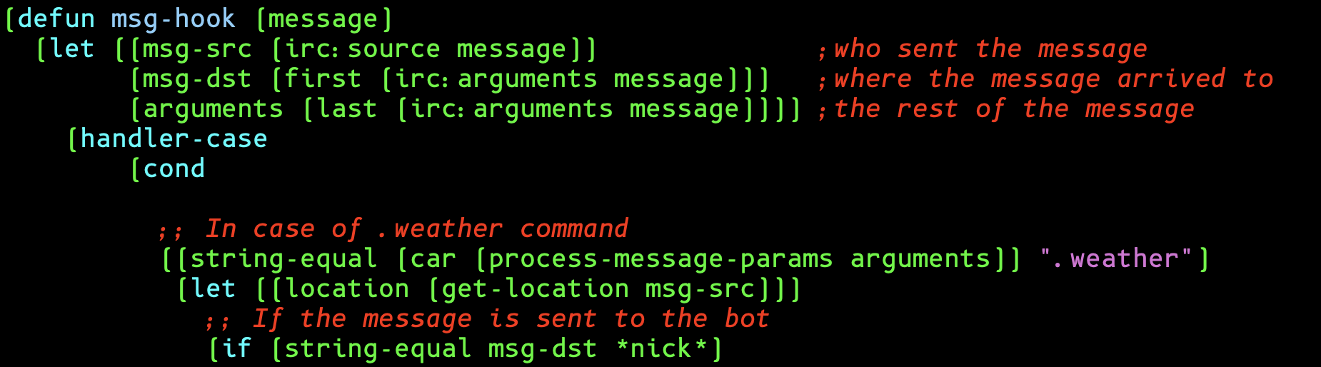Lisp with B612