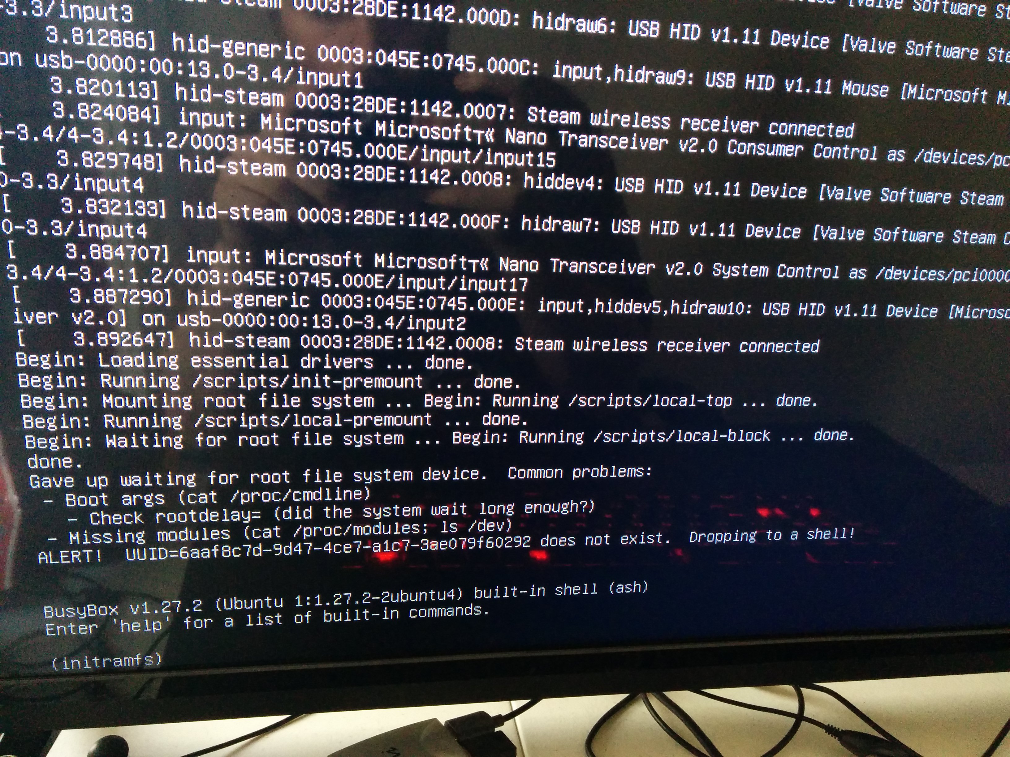 Ubuntu Mate Error
