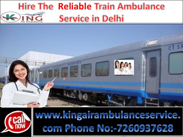 Hire Life Saving Train Ambulance Service in Delhi