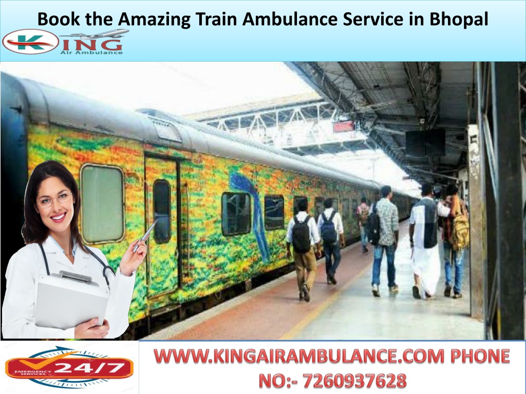 Book the Amazing Train Ambulance Service in Bhopal