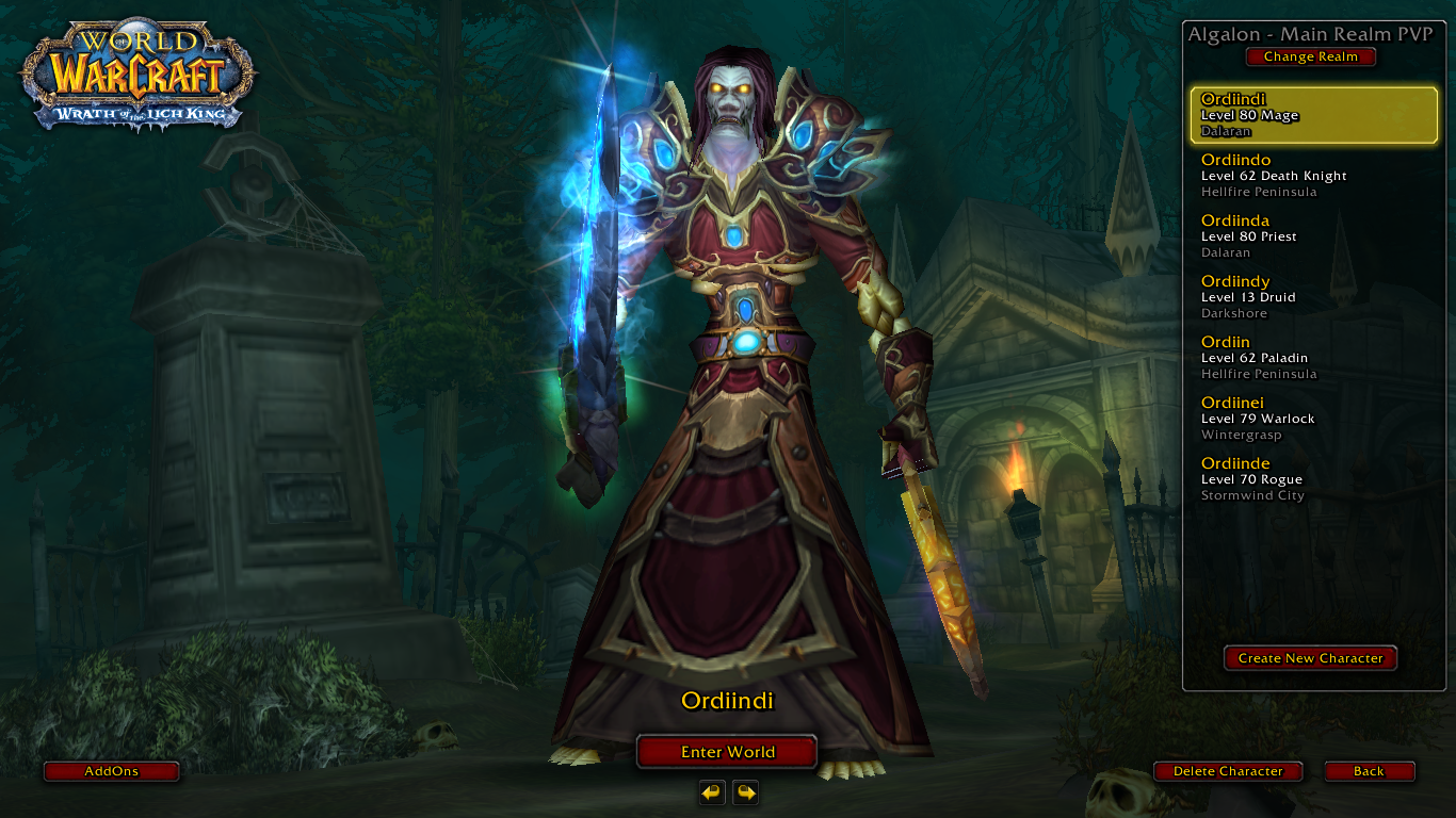 Dala wow char list