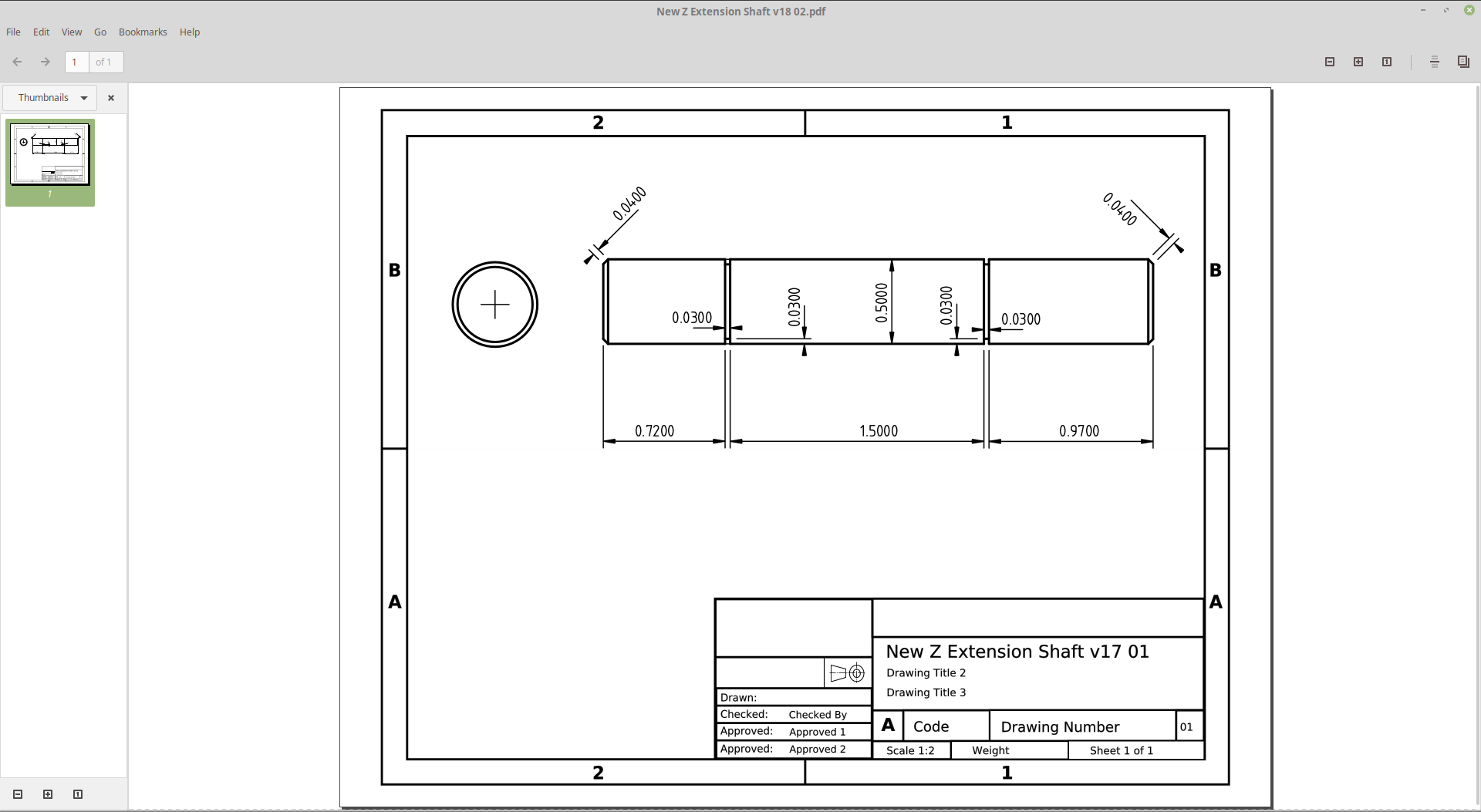 FreeCAD Drawing