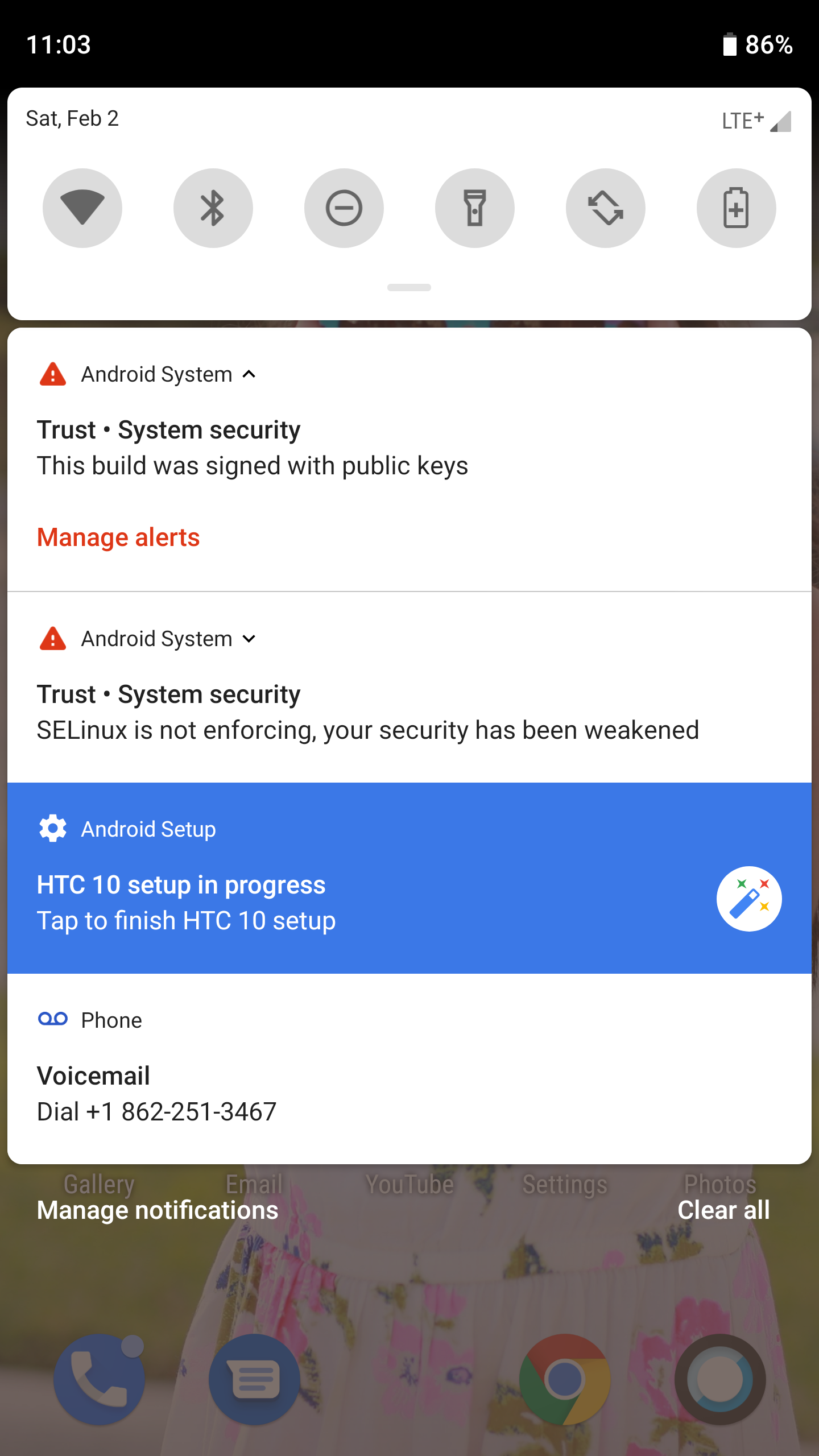 HTC10 Errors