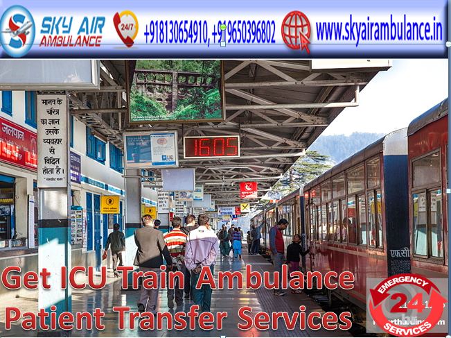 Get Best and Reliable Sky Train Ambulance from Patna to Delhi at the Minimal Cost