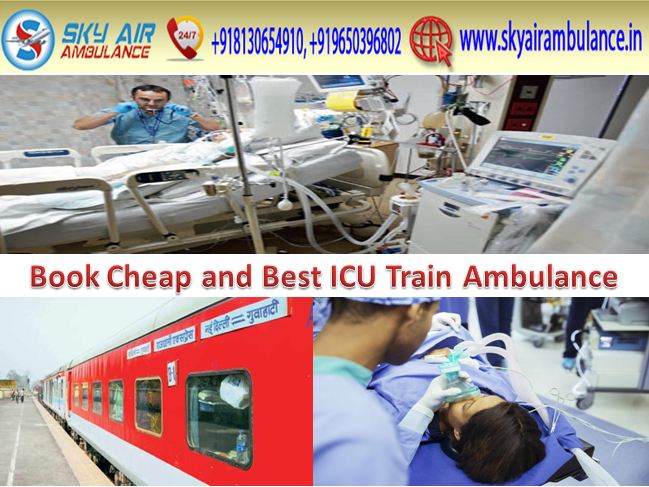 Get Medical Emergency Train Ambulance from Kolkata to Delhi for Patient Transfer