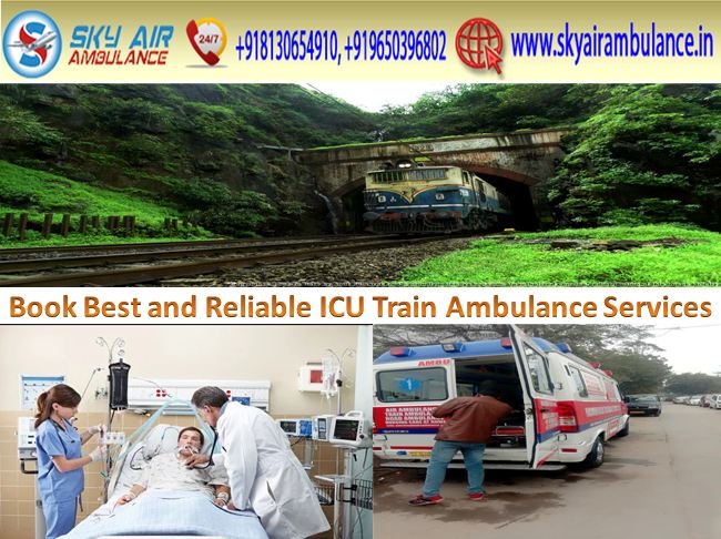 Get Quick and Best Sky Train Ambulance from Guwahati to Delhi with ICU Facility