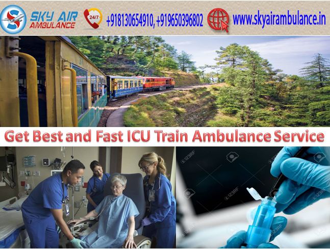 Get Best and Fast Sky Medical Train Ambulance from Chennai to Delhi 24 Hours Available