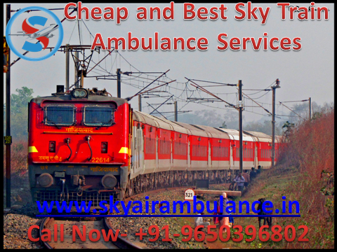 Get Sky Train Ambulance from Bangalore to Delhi for ICU Patient Transfer