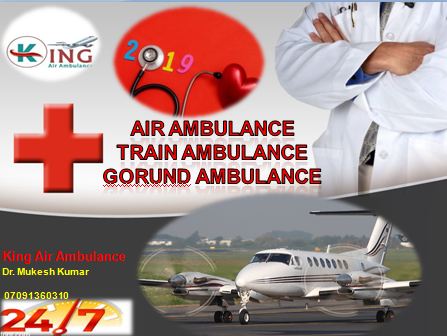Avail First-Rated King Air Ambulance Service in Patna