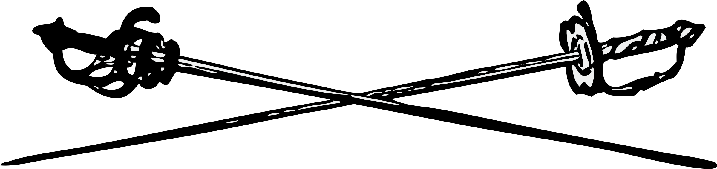 crossed swords