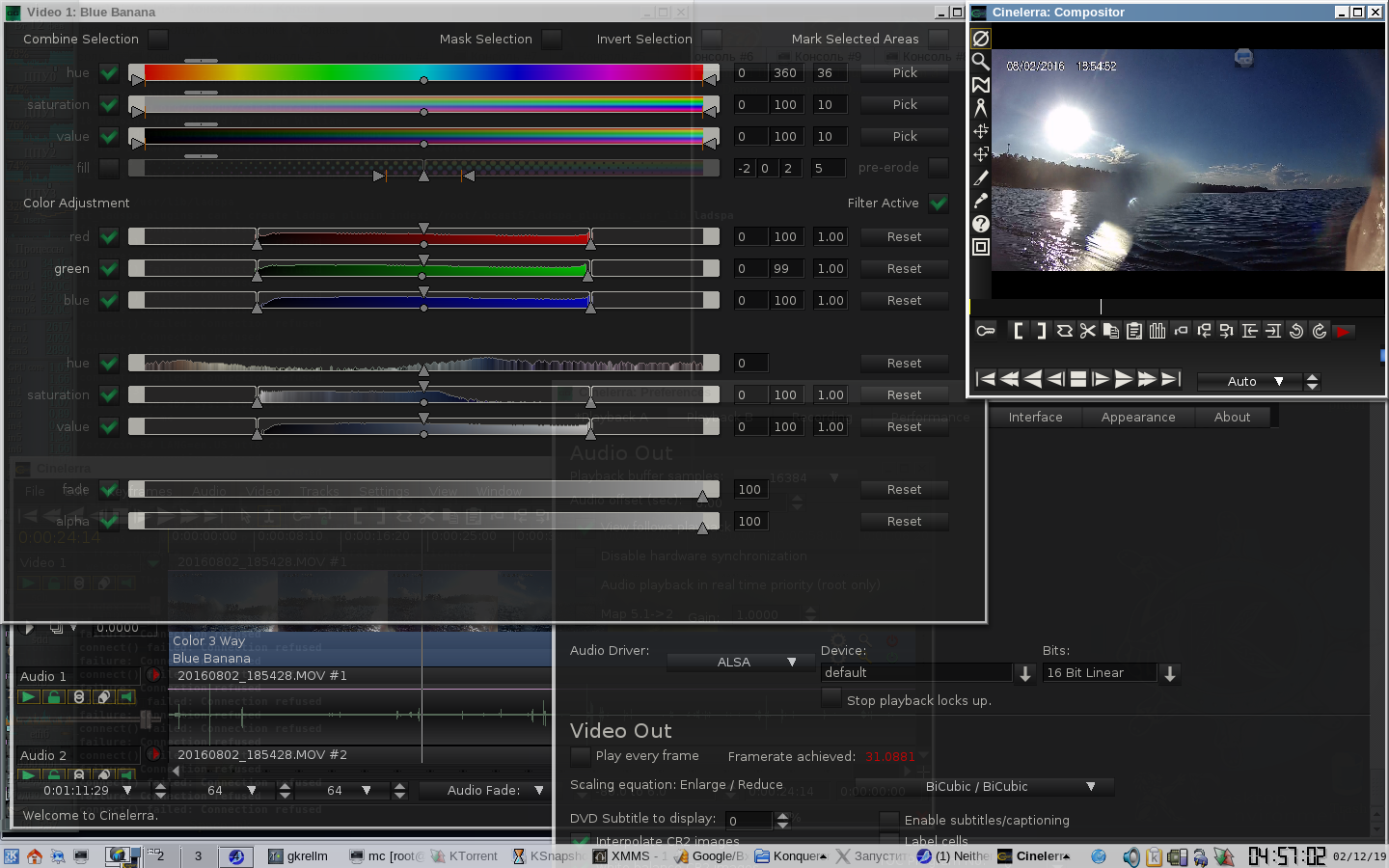 Cin-GG, bluebanana plugin, 30 fps