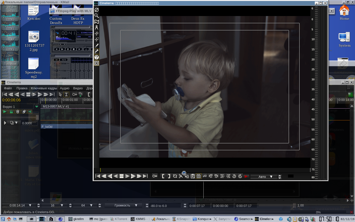 Cinelerra-GG mlv +ff_lut3d