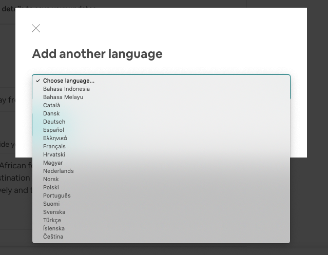 Italian is gone!