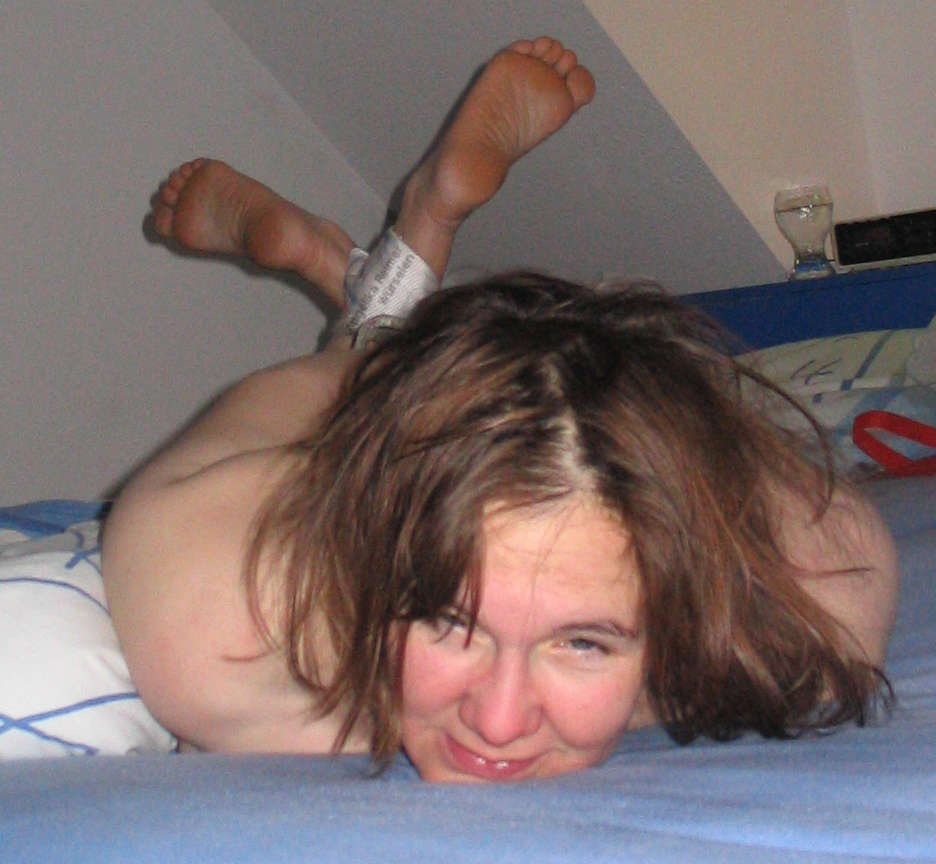 Angelika in nude hogtie bondage