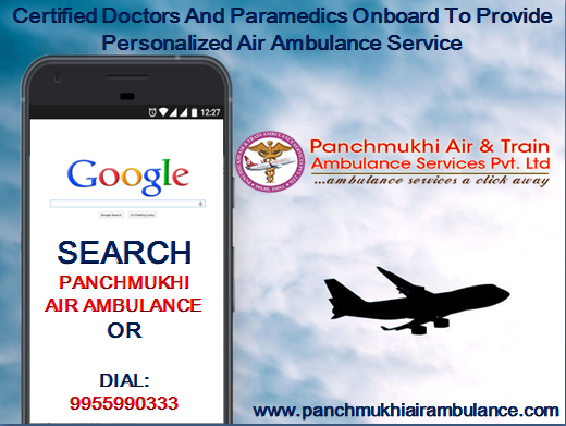 Get a Finest Air Ambulance Service in Delhi by Panchmukhi