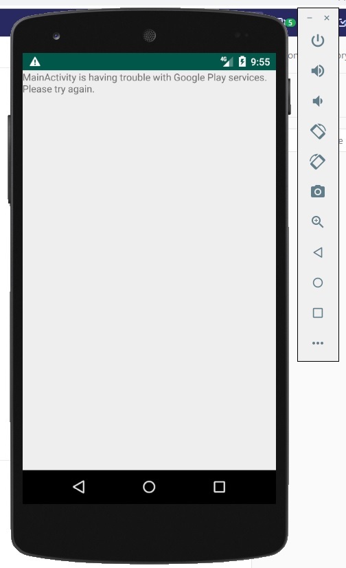 Android Studio Emulator Screenshot