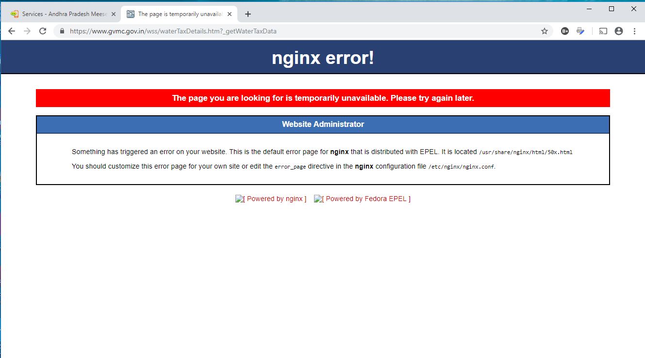GVMCerrorWaterTaxOnlinePayment