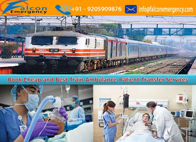 Get Falcon Emergency Train Ambulance Service in Patna for Reliable Services