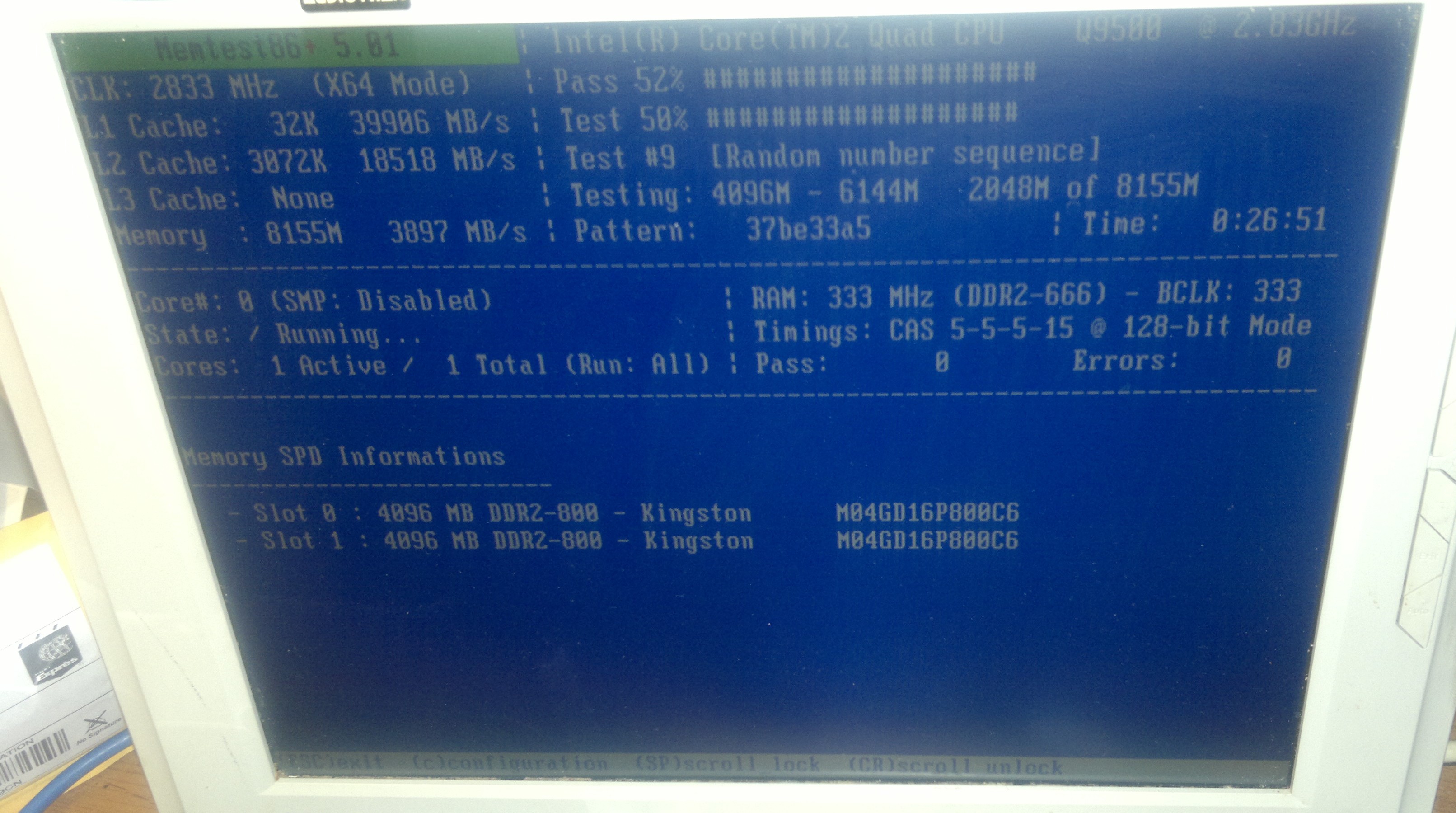Fake Kingston chips 800Mhz