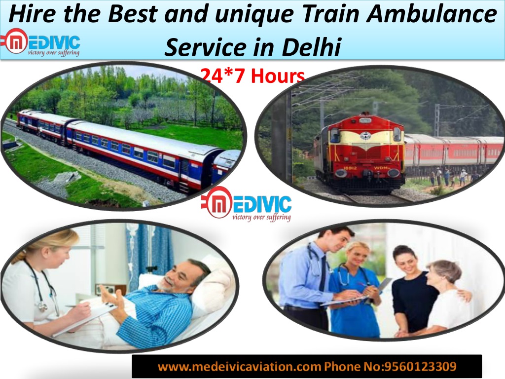 Hire the World Best Train Ambulance Service in Delhi