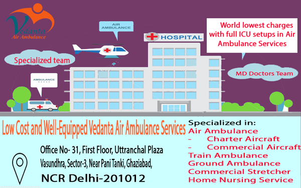 Hi-tech Scoop stretcher assists the needy- Vedanta Air Ambulance in Patna