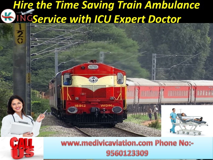 Hire the Life Saving Train Ambulance Service in Mumbai