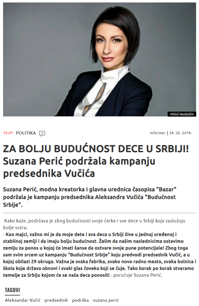 ZABOLJUBUDUNOSTDECEUSRBIJISuzanaPeripodralakampanjupredsednikaVuia-Informer.png