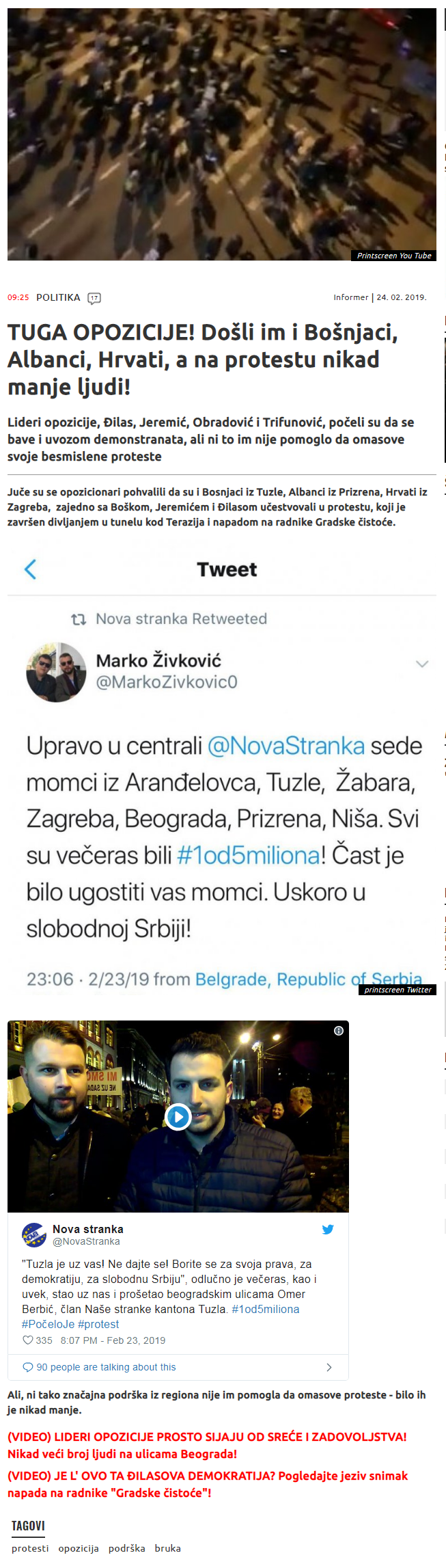 TUGAOPOZICIJEDoliimiBonjaciAlbanciHrvatianaprotestunikadmanjeljudi-Informer.png