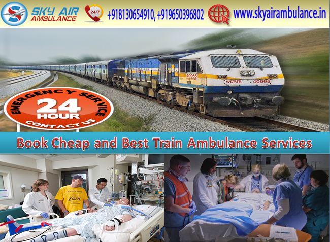Get Quick and Best Sky Train Ambulance Service in Varanasi with ICU Facility