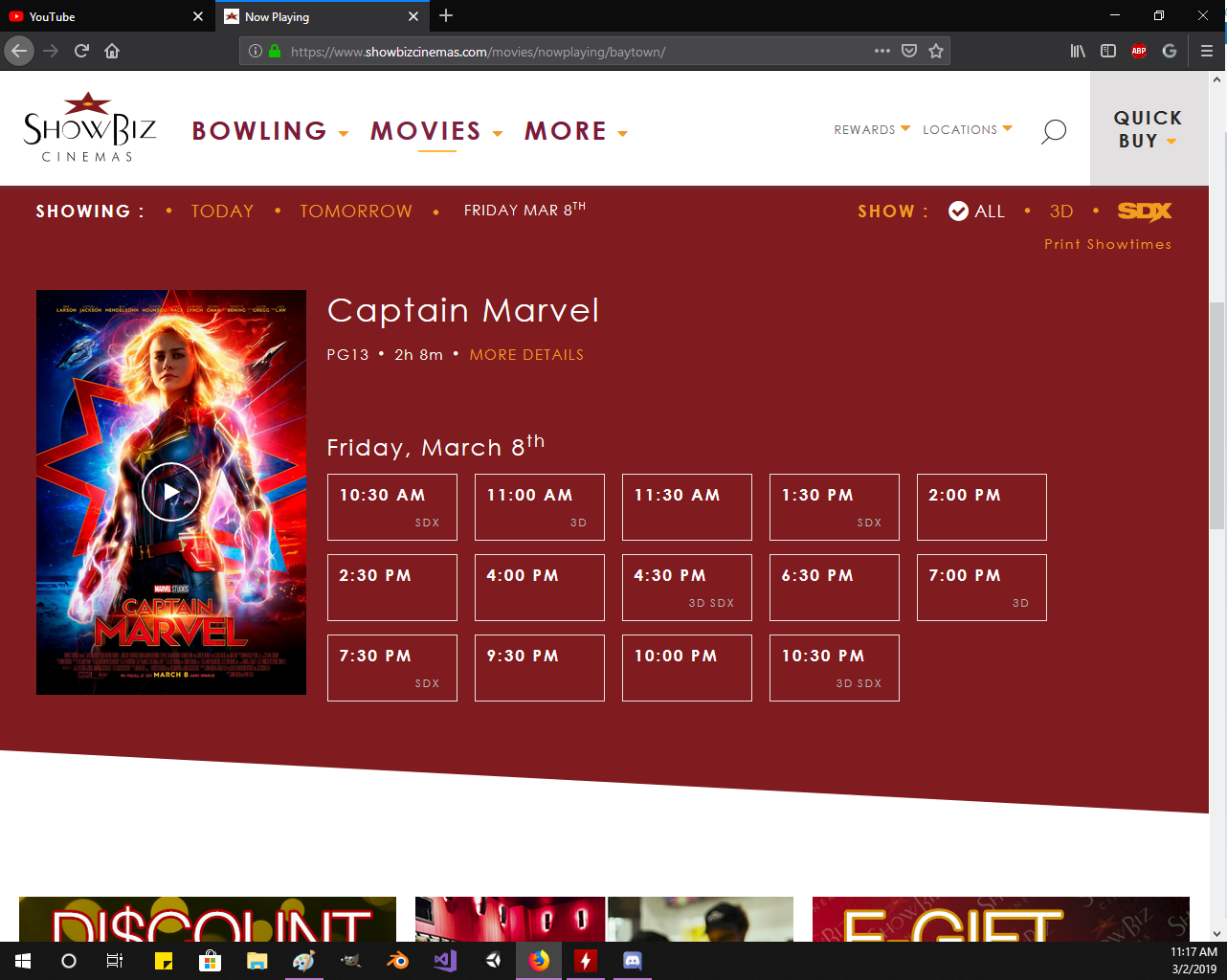 Local Theater Schedule