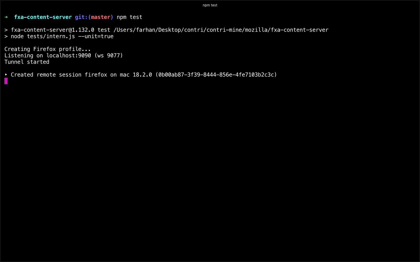 Tests not working 1