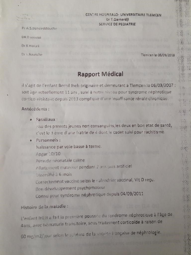 Certificat médical